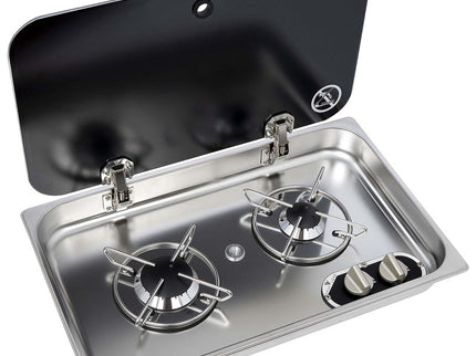 Navy Load 2-Burner Gas Hob