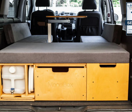 Moonbox Camping Box 119 cm – Bed & Kitchen Unit