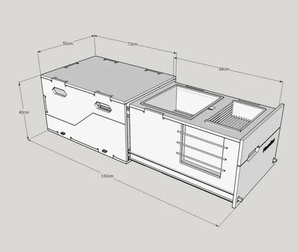 Moonbox Kitchenbox – Portable Campervan Kitchen Module