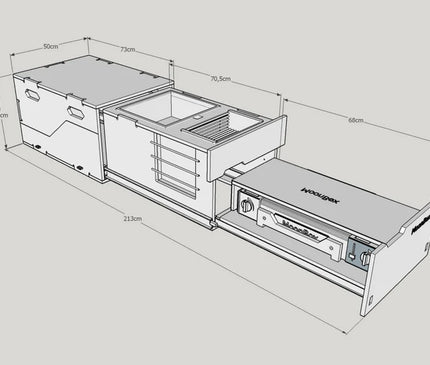 Moonbox Kitchenbox – Portable Campervan Kitchen Module