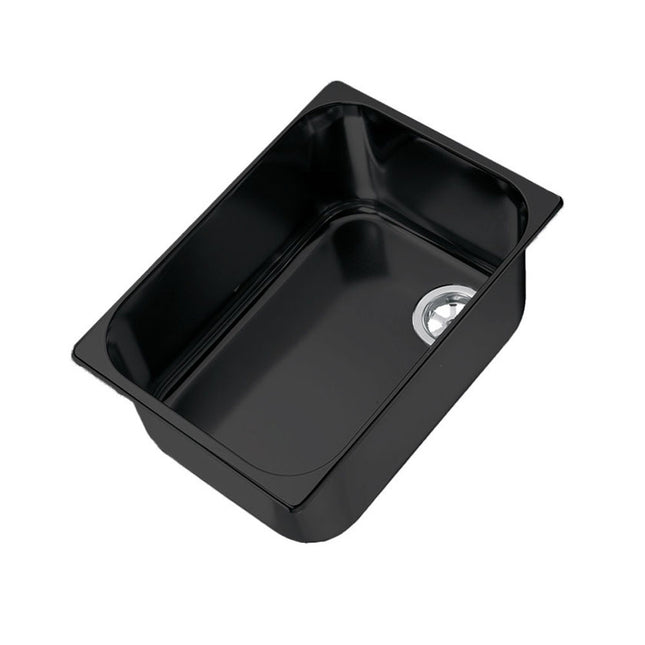Black Stainless Steel Camper Sink 320x260 mm
