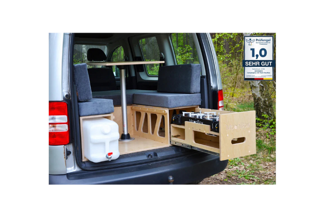Moonbox Camping Box 111 cm  – Bed & Kitchen Unit