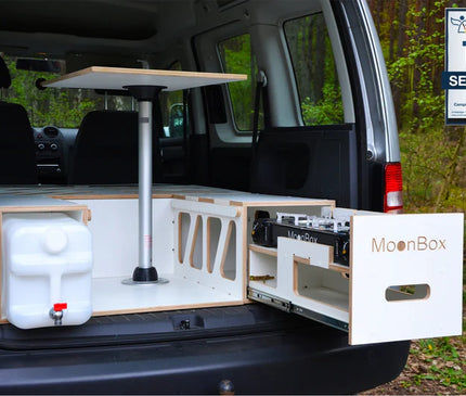Moonbox Camping Box 115 cm – Bed & Kitchen Unit