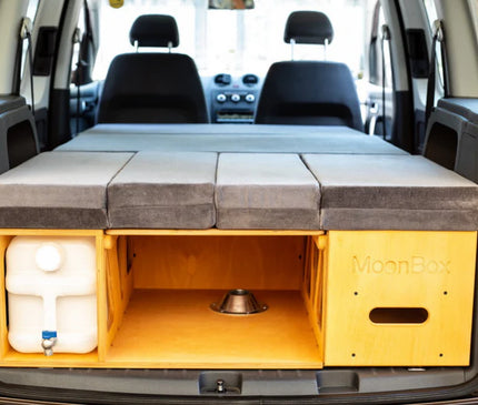 Moonbox Camping Box 115 cm – Bed & Kitchen Unit