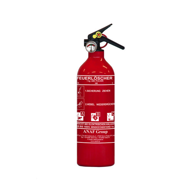 1kg ABC Fire Extinguisher with Pressure Gauge