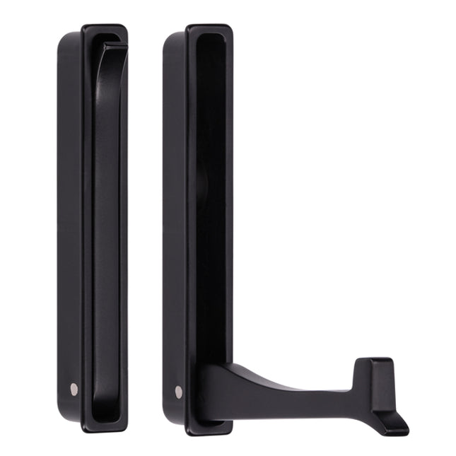 Foldable Wall Hooks Matt Black - magnetic
