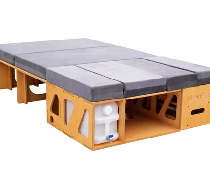 Moonbox Camping Box 115 cm – Bed & Kitchen Unit