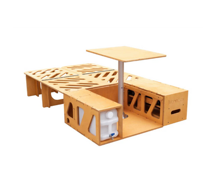 Moonbox Camping Box 111 cm  – Bed & Kitchen Unit