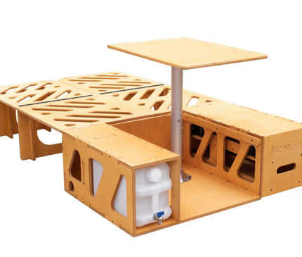 Moonbox Camping Box 115 cm – Bed & Kitchen Unit