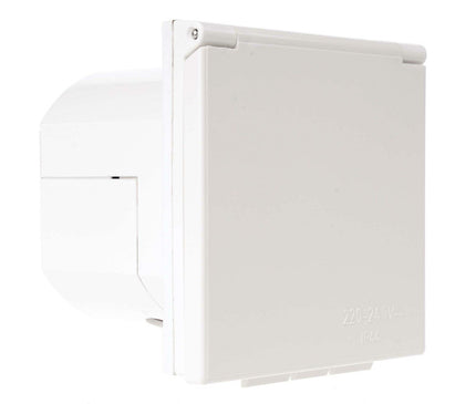 CEE White Electrical Socket with Cover