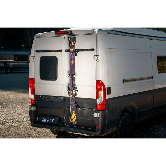 PUSHrack Ski Rack –  Ski & Snowboard Carrier System