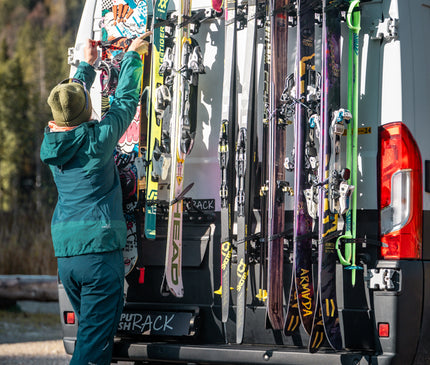 PUSHrack Ski Rack –  Ski & Snowboard Carrier System