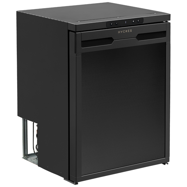 Hyckes HyFridge 65L Compressor Fridge – 12/24V Campervan Refrigerator with Bluetooth