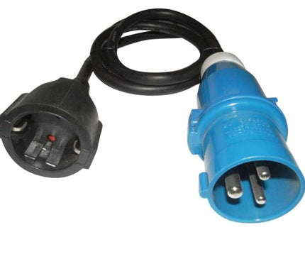 CEE to Schuko Adapter Cable 1.5 m