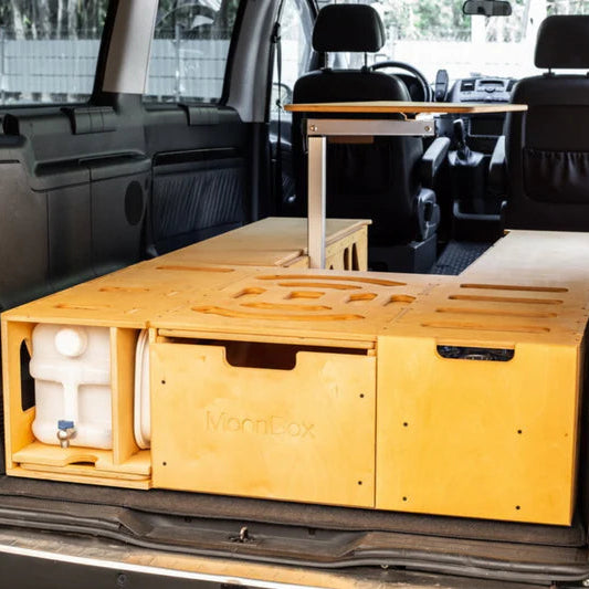 Moonbox Camping Box 119 cm – Bed & Kitchen Unit