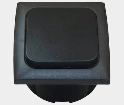 HABA 230V Single Switch Black