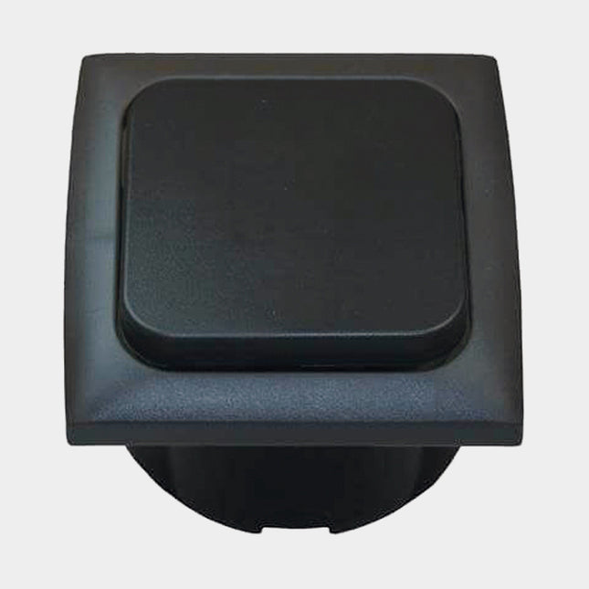 HABA 230V Single Switch Black